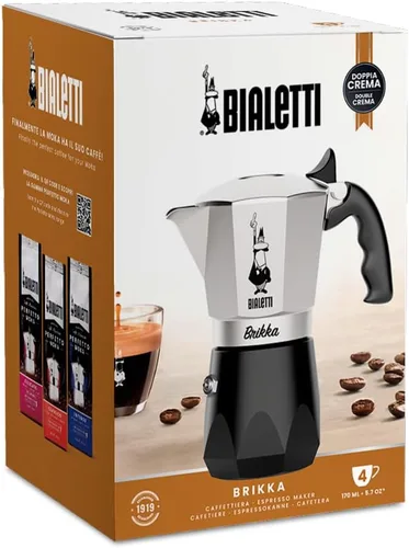 Miniatura 5 de Bialetti Bricca NUEVA 4 Tazas Tipo Fuego Abierto (Cafetera, Máquina de Espresso)