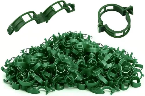 Clips de soporte para plantas, clips de tomate mejorados 2026 para plantas trepadoras, clip de jardín de plástico reutilizable para tallos de uva y