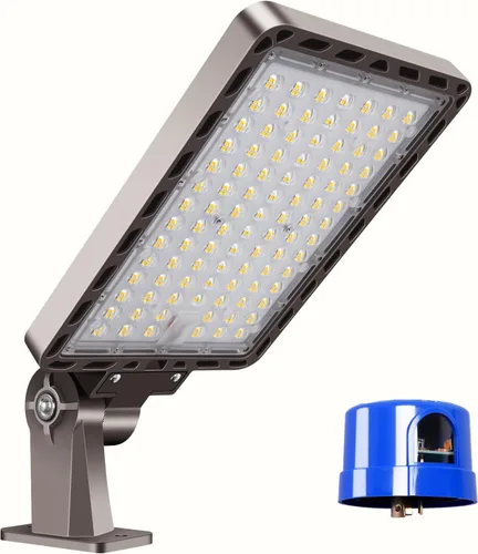 Miniatura 14 de 240 W LED estacionamiento luz muñón montaje atardecer a amanecer 5000K LED estacionamiento luces al aire libre área comercial seguridad IP65