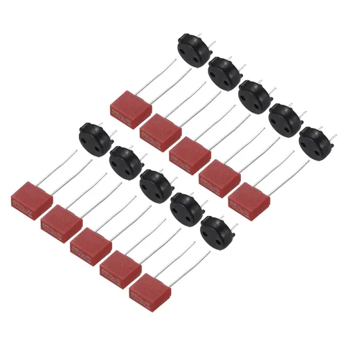 Miniatura 15 de uxcell Juego de 10 piezas de micro fusible cuadrado en miniatura con soporte de fusible para piezas electrónicas PCB LCD reparación, T-1A 1A 250V
