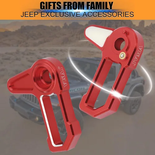 Miniatura 3 de JVMA Freedom - Pestillo de panel de techo rígido para Jeep Wrangler JL JLU 2018-2024 2025 2026 y Jeep Gladiator JT, accesorios interiores de Rojo