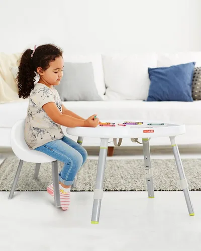 Miniatura 5 de Skip Hop Sillas de actividades para niños pequeños, juego de 2, metal, color blanco