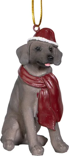 Miniatura 18 de Design Toscano - Figura de perro para decoración navideña. Golden Retriever