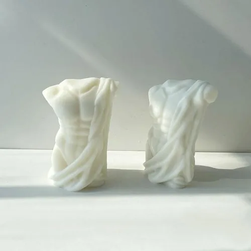 Miniatura 2 de Molde de vela de silicona con forma de cuerpo 3D para mujeres y hombres, molde de vela con forma de cuerpo, moldes masculinos femeninos de silicona