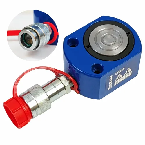 AMZCNC Gato Hidráulico de 30 Toneladas Cilindro de Ram Ultradelgado de Bajo Perfil Cilindro Hidráulico de Sección Única Mini Gato Ram de 14mm de