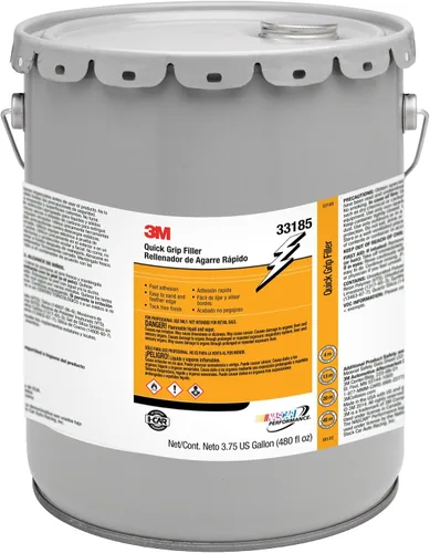 Miniatura 7 de 3M Relleno de agarre rápido 33181, resistente a las manchas, sin pegajosidad, duradero, 1 galón
