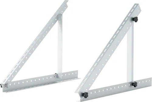 Miniatura 9 de JJN Soportes de montaje en panel solar, 1 juego de 4 unidades de soportes de montaje de panel solar, soportes de aluminio ligero sin corrosión