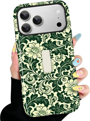 Miniatura 51 de Funda Wlxee para iPhone 15 Pro Max con patrón de ola, TPU suave con parachoques, cuero PU, diseño de cebra lindo para mujeres y niñas - Negro Gris
