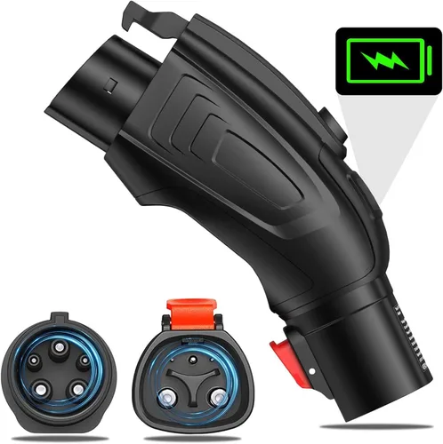 Miniatura 8 de Adaptador de nivel 2 Tesla a J1772 60A NACS a J1772, adaptador de cargador EV compatible con conector de pared Tesla, destino, cargador móvil