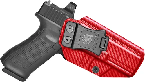 Miniatura 15 de Amberide IWB Kydex Holster for Glock 17/22 / 31/34 Gen 1-5, Concealed Carry, MOS and Non-MOS Options Available, Adjustable Cant, Posi-Click Fibra