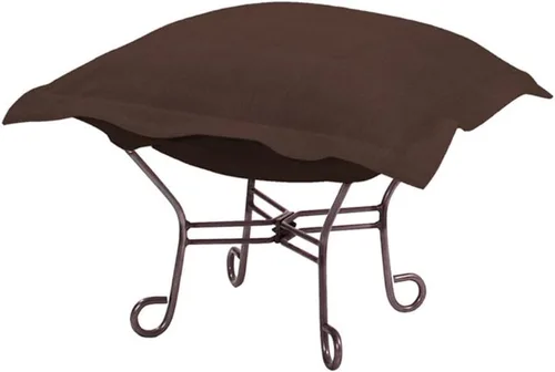 Miniatura 52 de Howard Elliott Collection Avanti Pecan - Silla de asiento oscilante con funda, silla multiusos de mariposa con marco de titanio, muebles de patio