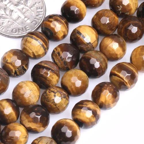 Miniatura 8 de GEM-Inside - Cuentas sueltas de cornalina roja naranja facetada de 0.236 pulgadas (0.236 in), cuentas de energía natural para hacer joyas, redondas