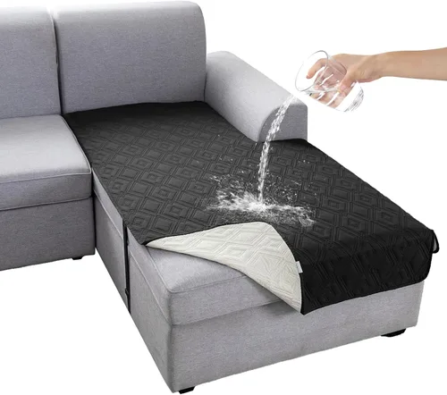 Miniatura 27 de Genina Juego de 2 Fundas de Reposabrazos para Sofá 100% Impermeables, Fundas para Reposabrazos de Sofá, Sillón, Protectores Antideslizantes