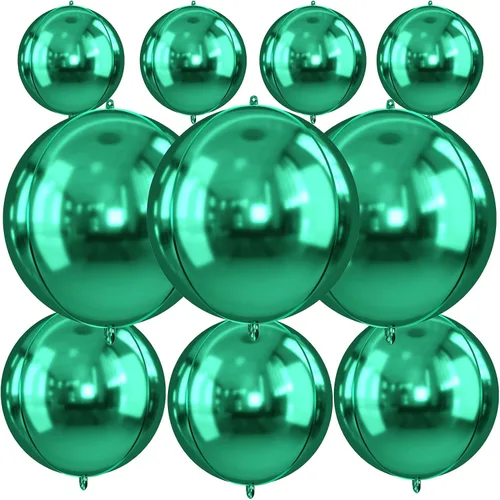 Miniatura 32 de Globos redondos de papel de aluminio para baloncesto, globos de helio 4D de 22 pulgadas, 18 pulgadas, 15 pulgadas, balón de baloncesto negro