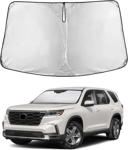 Miniatura 345 de EcoNour Parasol para parabrisas compatible con Hyundai Tucson 2016-2019 2020 2021, visera solar para parabrisas delantero y ventana, bloqueador