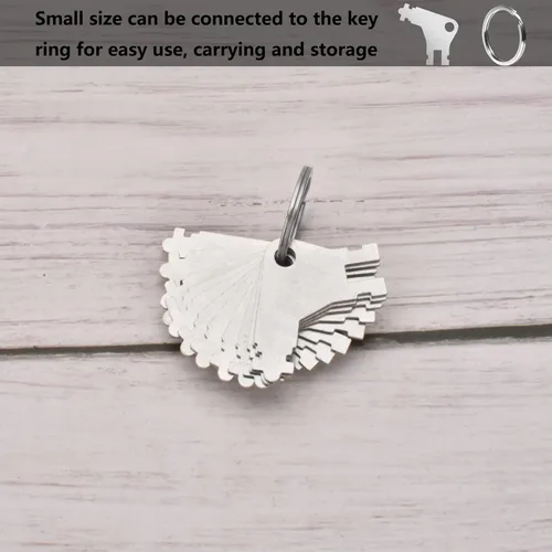 Miniatura 6 de 24 unidades de llaves dispensadoras de toallas de papel, llave universal de repuesto compatible con dispensadores de papel higiénico y papel