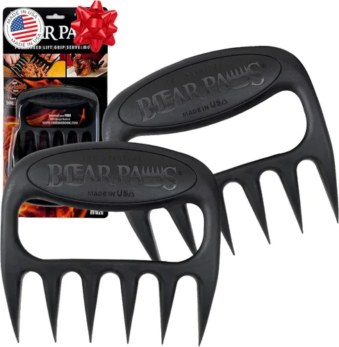 Bear Paws Garras de carne – Las garras trituradoras de carne originales para cerdo desmenuzado, fabricadas en Estados Unidos. Levanta, tritura, tira
