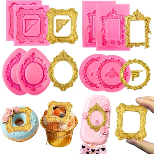 Miniatura 10 de 5 moldes de silicona para números de letras, molde de silicona de hojas de rosa, molde de números del alfabeto para fondant de chocolate, dulces