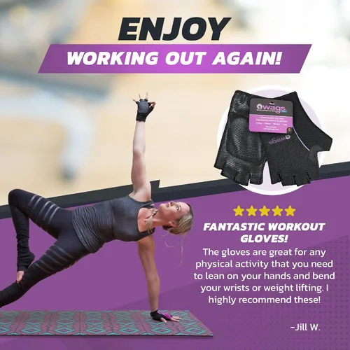 Miniatura 7 de Guantes de fitness para mujeres y hombres con soporte de muñeca, guantes de entrenamiento y entrenamiento de fuerza, accesorios de gimnasio