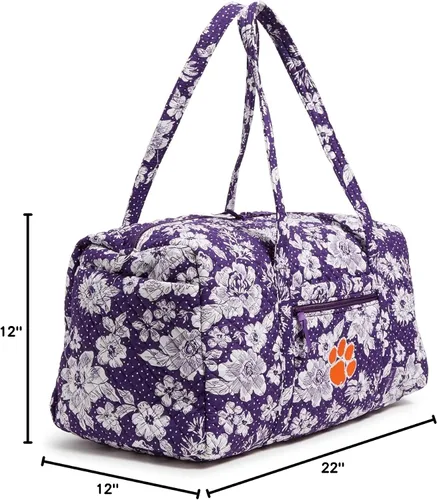 Miniatura 5 de Vera Bradley Women's Collegiate Large Travel Duffle Bag (Multiple Teams Available), Cotton