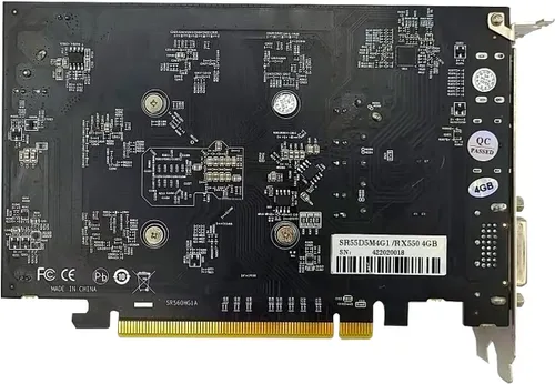 Miniatura 3 de RX 550 - Tarjeta gráfica para juegos de 4 GB GDDR5 de 128 bits PCIe 3.0 x8 con alimentación DisplayPort, salidas HDMI y DVI RX 550 4GB