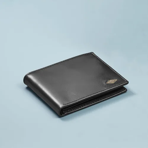 Miniatura 5 de Fossil Ryan - Cartera plegable de piel con bloqueo RFID y ventana de identificación abatible para hombre