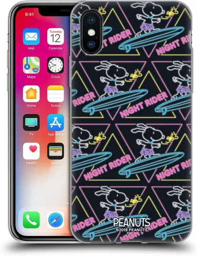 Miniatura 191 de Head Case Designs Peanuts Tropical Surf Snoopy Aloha Disco Gel Funda con licencia oficial [protección de grado militar] compatible con Apple iPhone