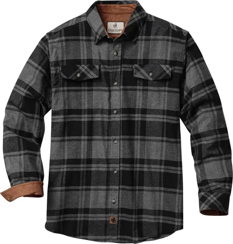 Miniatura 16 de Legendary Whitetails - Camisa de franela para hombre de manga larga con botones, ajuste relajado