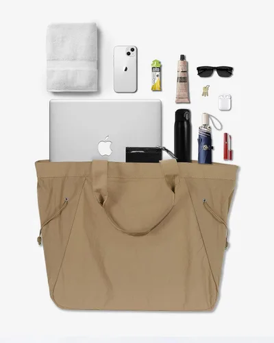 Miniatura 5 de ASLABCREW Bolsa de mano para mujer, 18L con cincha lateral con correa ajustablebolsa de mano extra, bolsa de hombro ligera