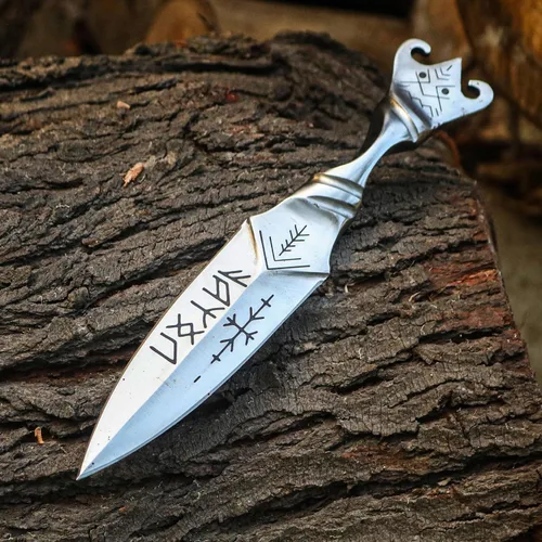 Miniatura 3 de PAL 2000 KNIVES Hecho a mano D2 Acero 10,4 pulgadas Cuchillo de Daga de Caza 3042