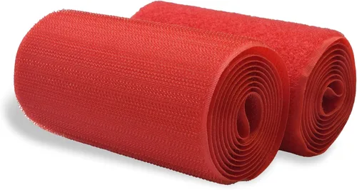 Miniatura 88 de Cinta de gancho y bucle de 4 pulgadas de ancho, verde follaje, para coser, no adhesiva, de 1 yarda de largo, cinta de gancho y bucle de nylon verde