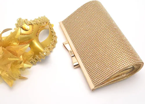 Miniatura 4 de Sumnn Bolsa de mano de noche, cóctel, graduación, diamantes de imitación brillantes, para novia y dama de honor, boda, fiesta, formal, para mujer