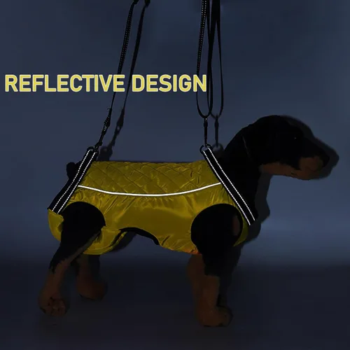 Miniatura 6 de Arnés de elevación para perros pequeños, soporte de cuerpo completo para patas traseras, chaleco de elevación de rehabilitación de mascotas, correas