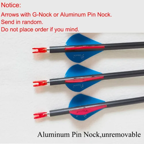 Miniatura 4 de Archery Carbon Arrow 28 29 30 inch 300 340 350 400 Spine Practice Hunting Arrows for Compound Recurve Bow 12PCS