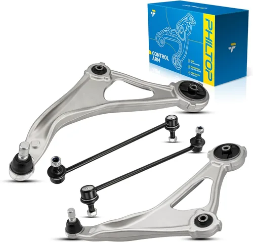 Miniatura 98 de PHILTOP Kit de suspensión delantera de 10 piezas, brazos de control inferiores con juntas de bola, eslabones de extremo de barra estabilizadora