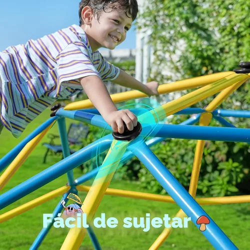 Miniatura 7 de Zupapa - Escalador en forma de cúpula geométrica para exteriores con capacidad de peso de 750 lb, 3 años de garantía con video de montaje 3D, apto