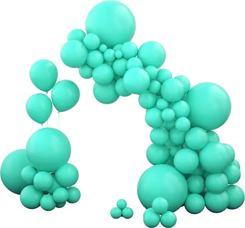Miniatura 44 de Globos color beige, 150 unidades de diferentes tamaños, paquete de globos de 18 pulgadas, 12 pulgadas, 10 pulgadas, 5 pulgadas, color marfil crema