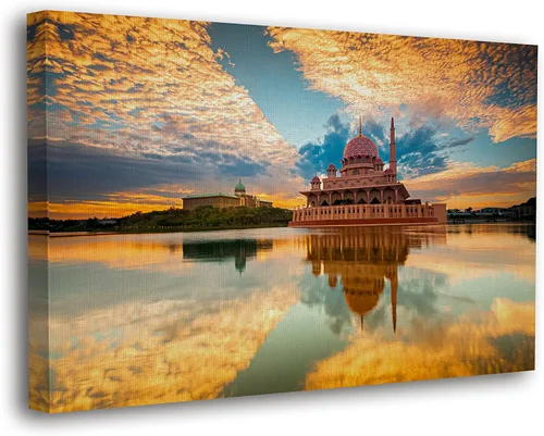 Miniatura 11 de SpiritualHands Lienzo decorativo para pared, diseño de lugares famosos del patrimonio mundial, carteles enmarcados escénicos, paisajes modernos, 03