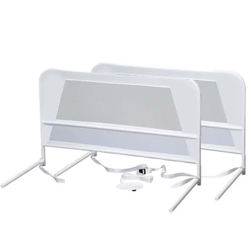 KidCo Paquete doble de malla y acero telescópico para cama infantil infantil para cama individual, matrimonial, queen y king, plataforma o marco de