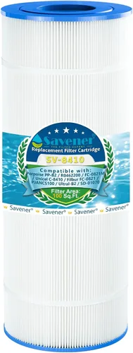 Miniatura 9 de C-8311 Cartucho de filtro de piscina de repuesto para CCX1000RE (CC 1000E), XStream CC1000RE, PXST100, FC-1285, 81005, 100 pies cuadrados, 1 paquete