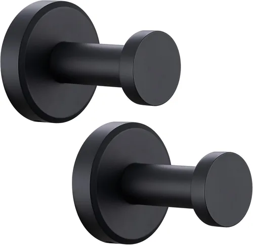 Miniatura 18 de Gancho Simple de Toalla de Baño de Ángulo de Níquel Cepillado, SUS304 Soporte de Toalla de Acero Inoxidable para Armario de Baño y Closet, Perchero