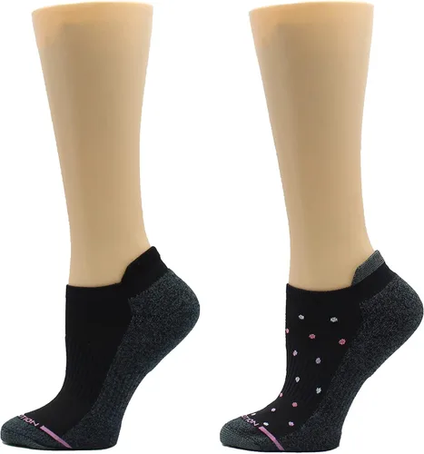 Miniatura 13 de Dr. Motion Calcetines de compresión de corte bajo para mujer, paquete de 2