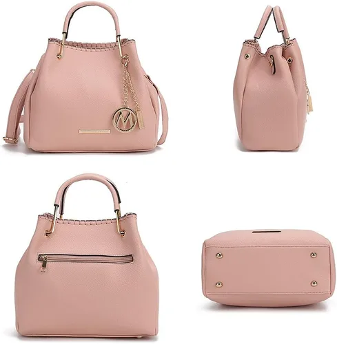Miniatura 5 de MKF Collection Mia K - Bolso de mano para mujer, de piel vegana, con asa superior, bolso de mano