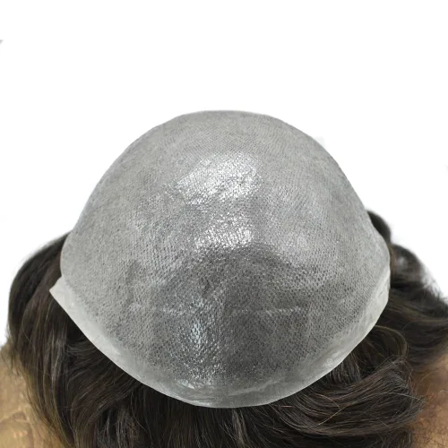 Miniatura 3 de Hombres Toupee Hair Thin Skin Men Human Hair Piece Men Toupee Cabello humano V-loop de aspecto natural Toupee Hombres Hairpiece Men Hair System