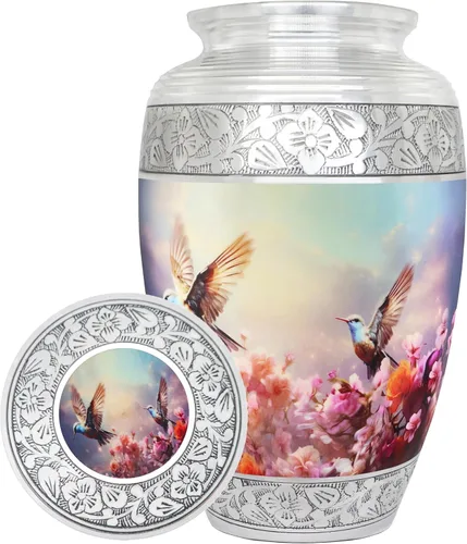 Miniatura 4 de Urna para cenizas para mujeres u hombres, urnas de cremación para cenizas humanas de adultos mujeres y hombres, decorativa funeraria, entierro, urna