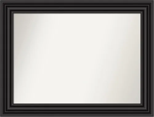 Miniatura 94 de Amanti Art Espejo personalizado, espejo de baño negro puente, espejo de pared o espejo de tocador de baño sobre el fregadero (26 x 26 pulgadas)