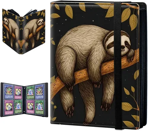 Miniatura 15 de Carpeta para tarjetas intercambiables, 4 bolsillos para tarjetas intercambiables, 160 bolsillos de doble cara, fundas para tarjetas