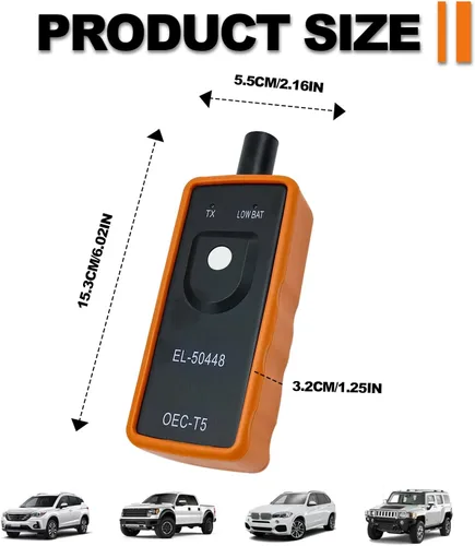 Miniatura 2 de Monitor de presión de neumáticos GM Automotive EL-50448 TPMS, herramienta de entrenamiento de programación del sistema TPMS, herramienta de reinicio