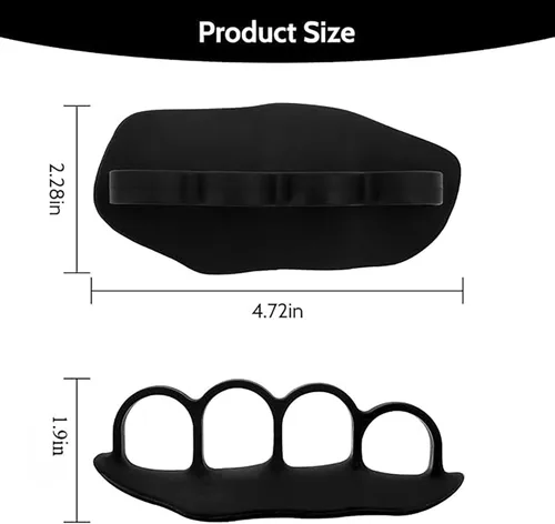 Miniatura 7 de Guantes antideslizantes de fitness para hombres y mujeres: agarre antideslizante de goma para gimnasio, almohadillas ergonómicas antideslizantes