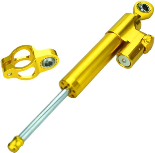 Miniatura 14 de Amortiguador de dirección universal ajustable para motocicleta, compatible con GSXR 600 750 GSR750(K4) 2001-2005, GSXR600 2006-2010, GSXR1000